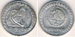 25 Песо Мексиканські Сполучені Штати (1867 - ) Срібло 