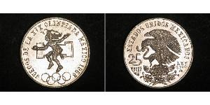 25 Песо Мексиканські Сполучені Штати (1867 - ) Срібло 