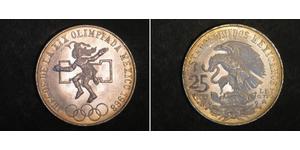 25 Песо Мексиканські Сполучені Штати (1867 - ) Срібло 