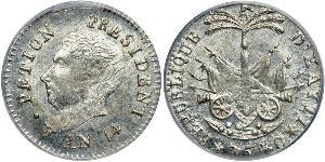 25 Сантим Гаити (1804 - ) Серебро 
