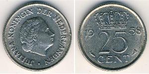 25 Цент Королевство Нидерланды (1815 - )  