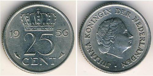 25 Цент Королівство Нідерланди (1815 - )  