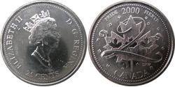 25 Цент Канада Никель Елизавета II (1926-2022)