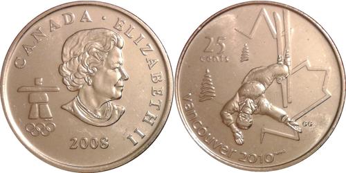 25 Цент Канада Никель Елизавета II (1926-2022)