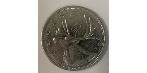 25 Цент Канада Никель/Медь Елизавета II (1926-2022)