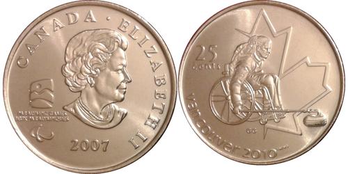 25 Цент Канада Нікель Єлизавета II (1926-2022)