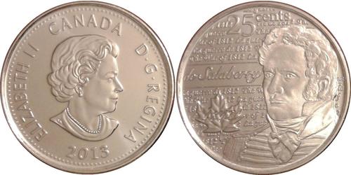 25 Цент Канада Нікель Єлизавета II (1926-2022)