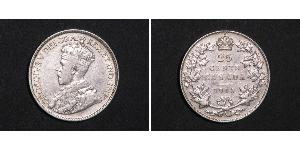 25 Цент Канада Серебро Георг V (1865-1936)