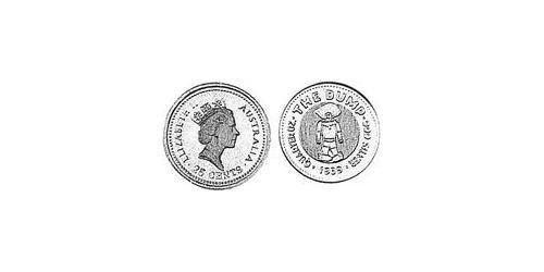 25 Цент Австралія (1939 - ) Срібло Єлизавета II (1926-2022)