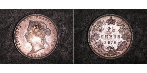 25 Цент Канада Срібло Вікторія (1819 - 1901)