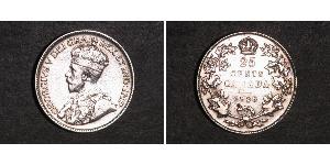 25 Цент Канада Срібло Георг V (1865-1936)