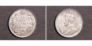 25 Цент Канада Срібло Георг V (1865-1936)