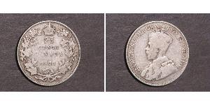 25 Цент Канада Срібло Георг V (1865-1936)