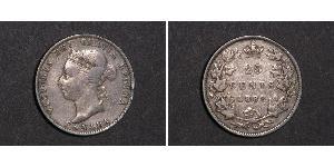 25 Цент Канада Срібло Вікторія (1819 - 1901)