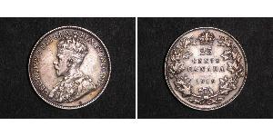 25 Цент Канада Срібло Георг V (1865-1936)