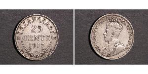25 Цент Канада Срібло Георг V (1865-1936)