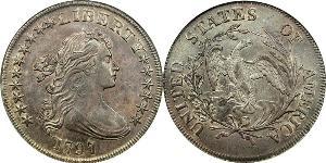 25 Цент США (1776 - ) Срібло 