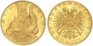25 Шиллинг Federal State of Austria (1934-1938) Золото 