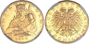 25 Шилінг Federal State of Austria (1934-1938) Золото 