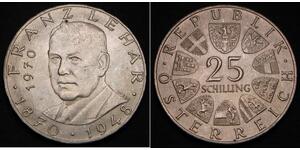 25 Шилінг Австрійська Республіка (1955 - ) Срібло 