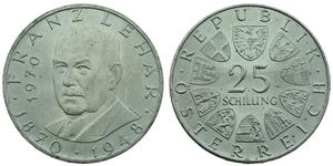 25 Шилінг Австрійська Республіка (1955 - ) Срібло 