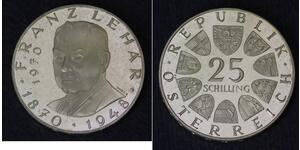 25 Шилінг Австрійська Республіка (1955 - ) Срібло 