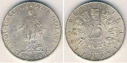 25 Shilling 奥地利 銀 