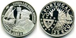 25 Экю Португальская Республика (1975 - ) Серебро 