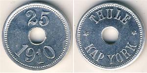 25 Эре Гренландия (1721 - ) Алюминий 