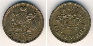 25 Эре Дания Бронза 