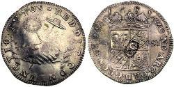 28 Stiver Republik der Sieben Vereinigten Provinzen (1581 - 1795) Silber 