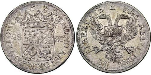28 Stuiver Provinces-Unies (1581 - 1795) Argent 