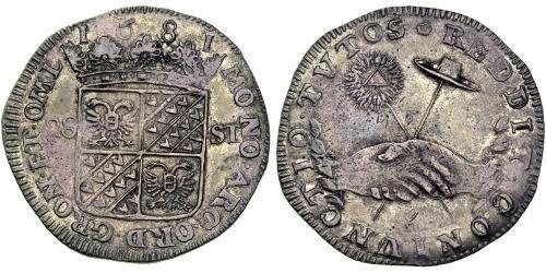 28 Stuiver Repubblica delle Sette Province Unite (1581 - 1795) Argento 