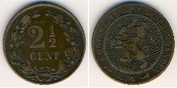2 1/2 Cent Königreich der Niederlande (1815 - ) Bronze 