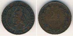 2 1/2 Cent Regno dei Paesi Bassi (1815 - ) Rame 