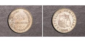 2 1/2 Centavo République dominicaine Argent 