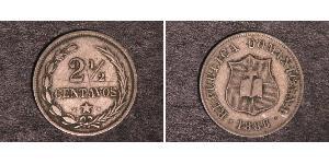 2 1/2 Centavo Repubblica Dominicana Argento 