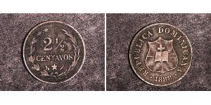 2 1/2 Centavo 多明尼加 銀 