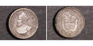 2 1/2 Centesimo Panamá Argento 
