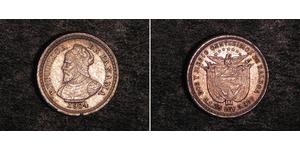 2 1/2 Centesimo Panamá Argento 