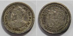 2 1/2 Centesimo Panamá Argento 
