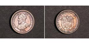 2 1/2 Centesimo Panamá Argento 