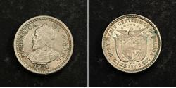 2 1/2 Centesimo Panamá Plata 
