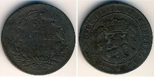 2 1/2 Centime Luxembourg (pays) Bronze 
