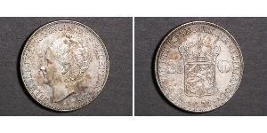 2 1/2 Gulden Königreich der Niederlande (1815 - ) Silber Wilhelmina (Niederlande)(1880 - 1962)