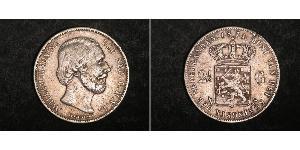 2 1/2 Gulden 荷兰王国 銀 威廉三世 (尼德兰)
