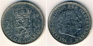 2 1/2 Gulden 荷兰王国 銀 朱丽安娜女王