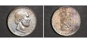 2 1/2 Gulden 荷兰王国 銀 威廉三世 (尼德兰)