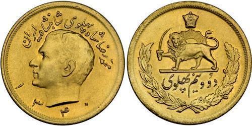 2 1/2 Pahlavi Іран Золото Мохаммед Реза Пахлаві (1919-1980)