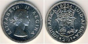 2 1/2 Shilling Südafrika (1910 - ) Silber Elizabeth II (1926-2022)